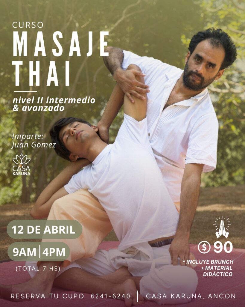 Curso Masaje Thai