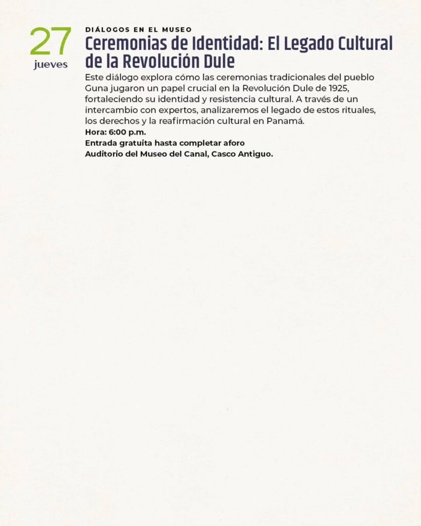Diálogo "Ceremonias de Identidad: El Legado Cultural de la Renovación Dule