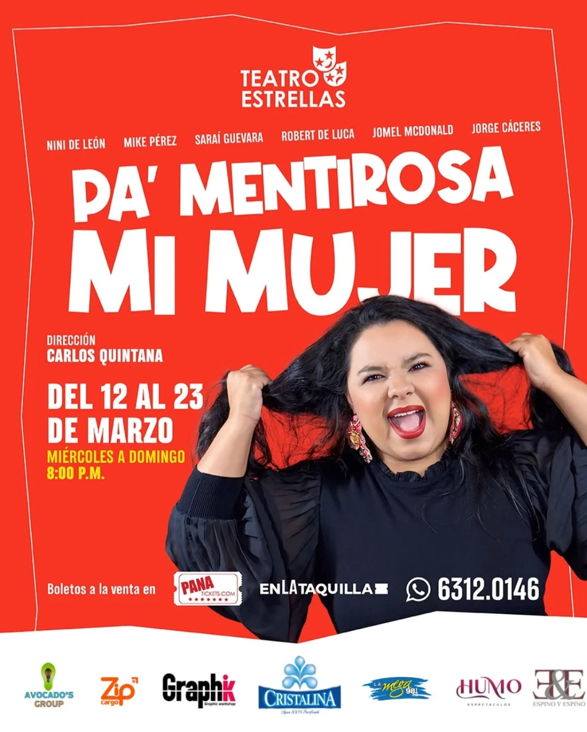 Teatro: Pa’ Mentirosa Mi Mujer
