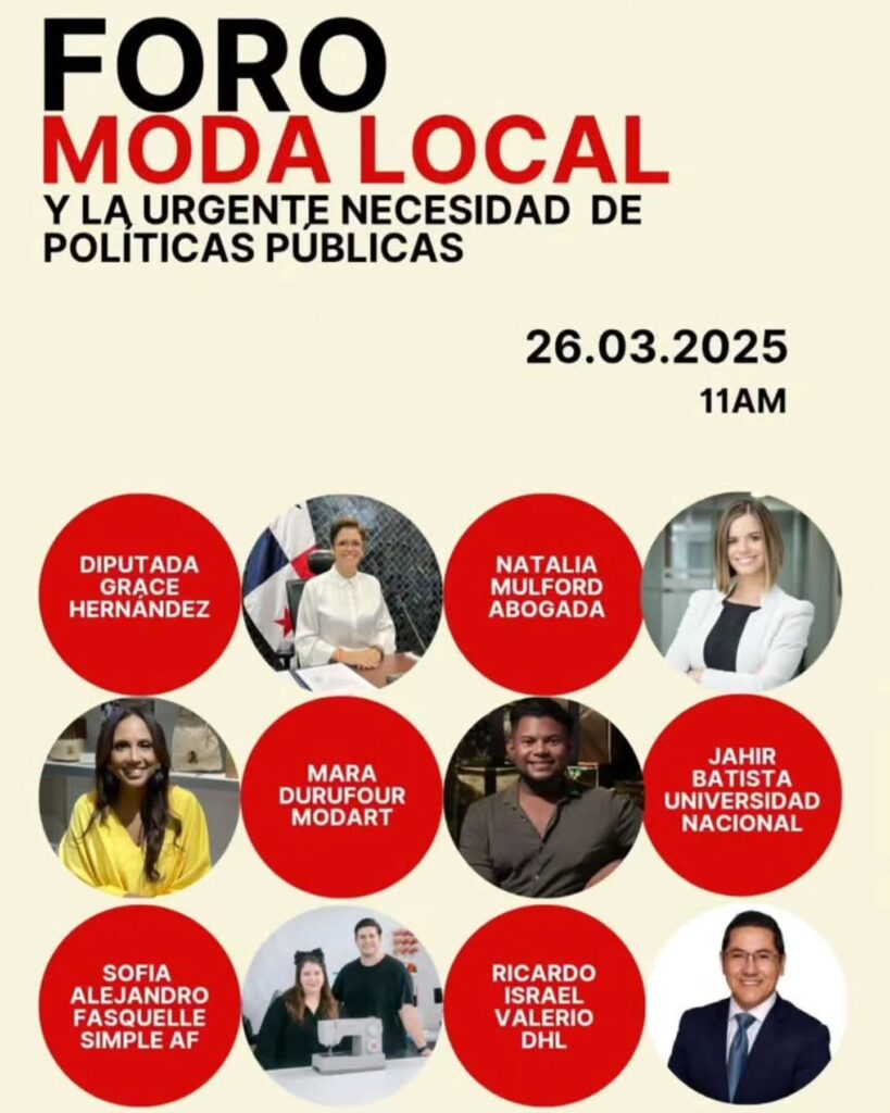 Foro Moda Local Y La Urgente Necesidad de Políticas Públicas