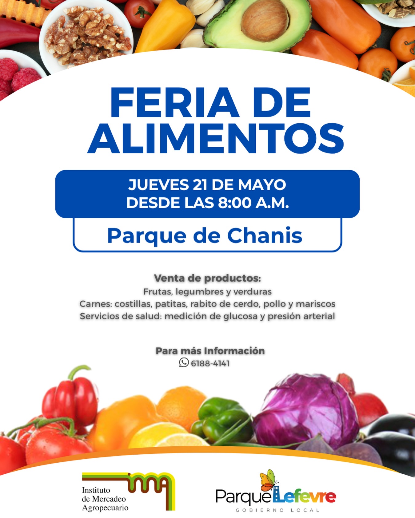 Feria de Alimentos – Parque de Chanis