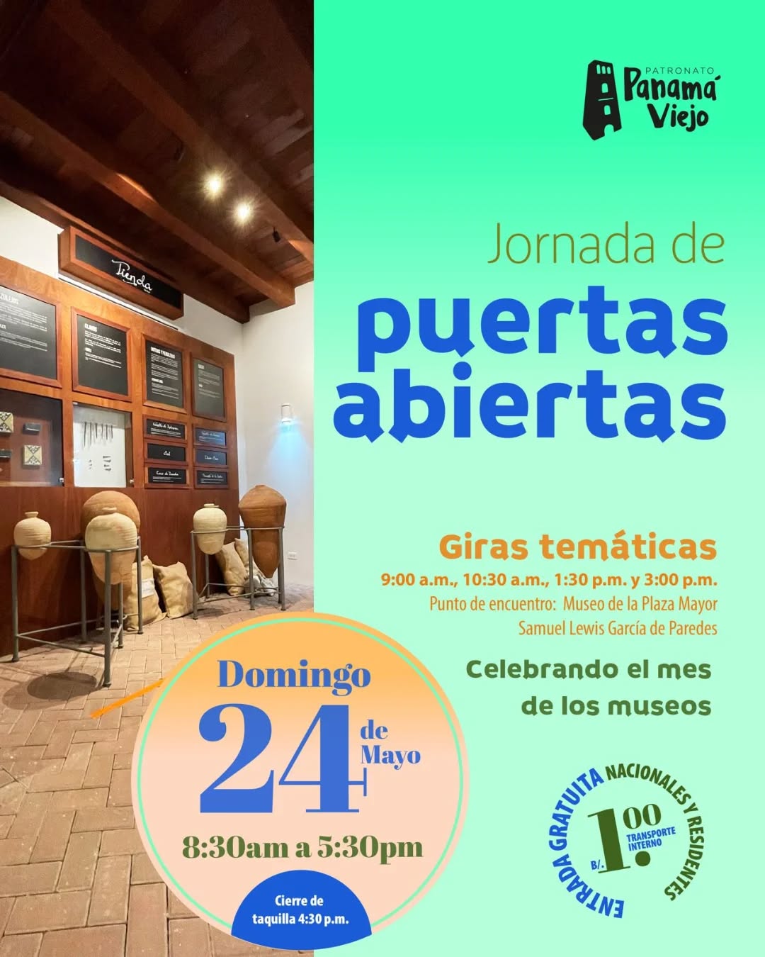 Jornada de Puertas Abiertas en Panama Viejo – Dia Internacional de los Museos