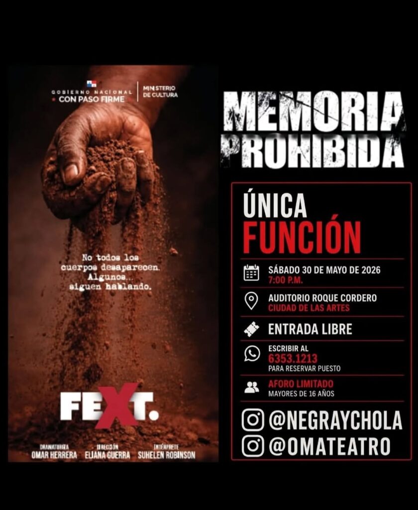 Memoria Prohibida — Festival Experimental de Monólogos
