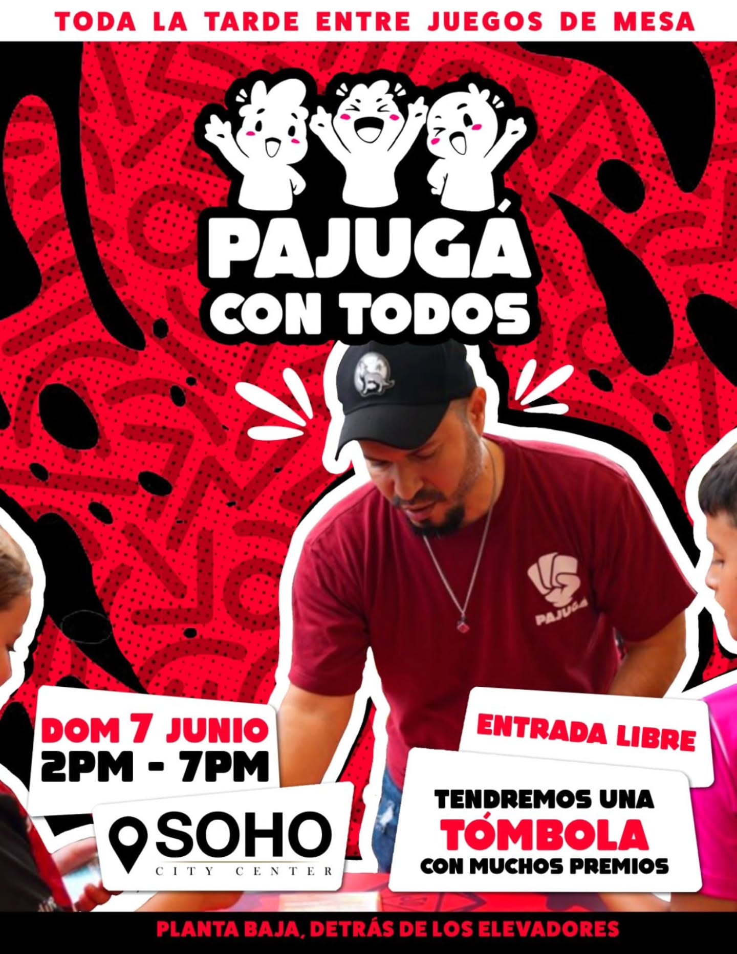 PAJUGÁ CON TODOS – Noche de Juegos en SOHO