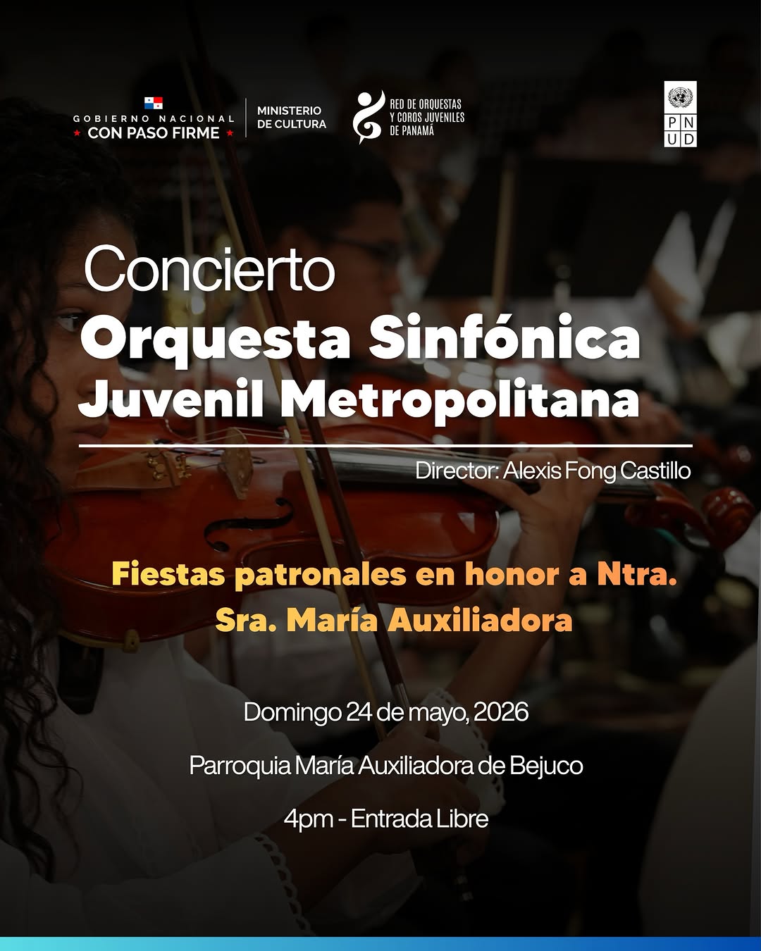 Concierto Orquesta Sinfónica Juvenil Metropolitana – Bejuco