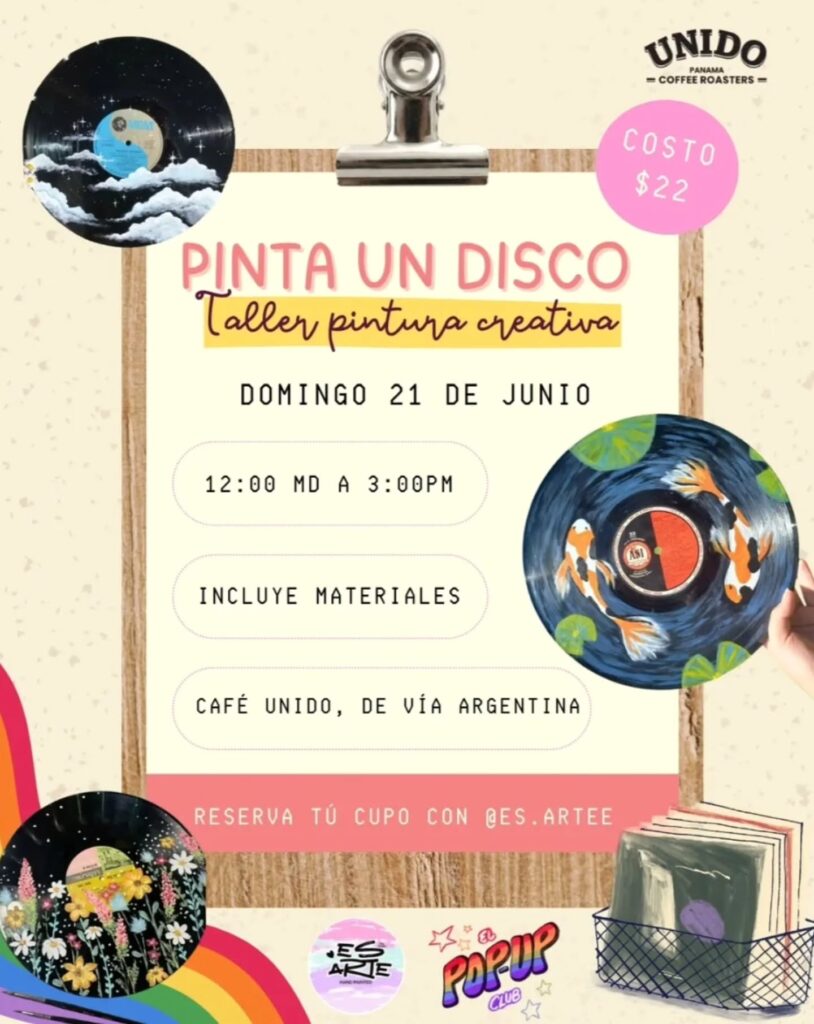 PINTA UN DISCO - Taller pintura creativa