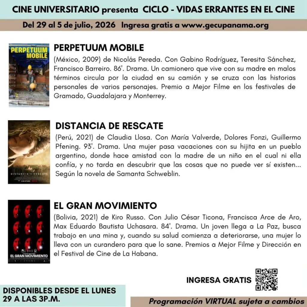 Ciclo Vidas Errantes en el Cine