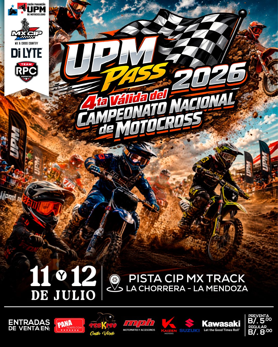 UPM PASS 2026 – 4ta Válida del Campeonato Nacional de Motocross