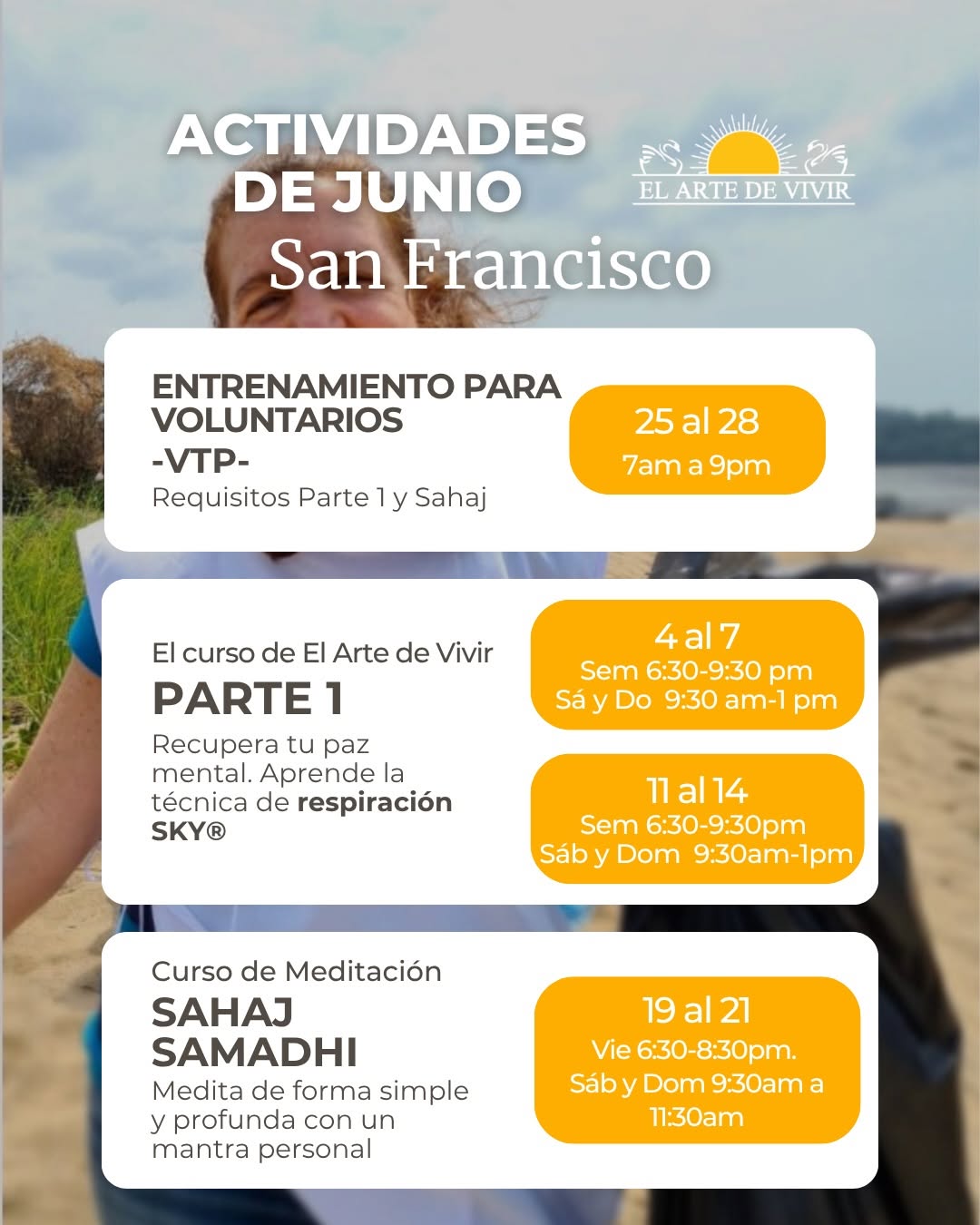 Meditaciones, yoga, servicio y celebración del Día Internacional del Yoga