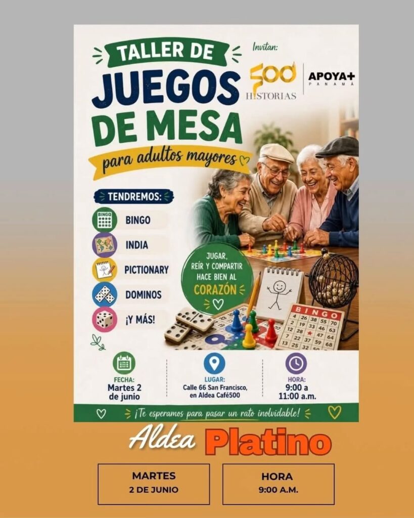 Taller de Juegos de Mesa para adultos mayores