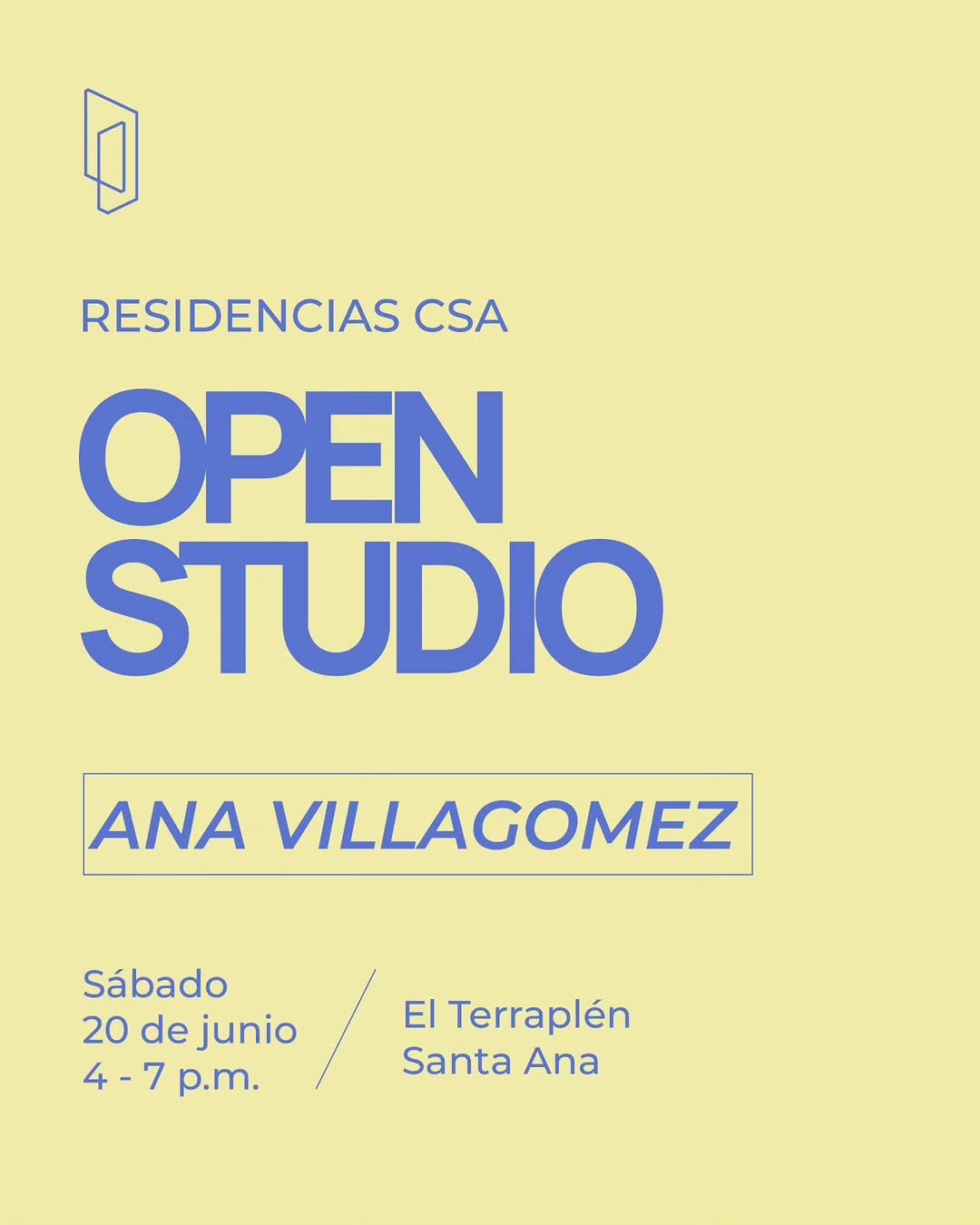 Open Studio: Ana Villagómez