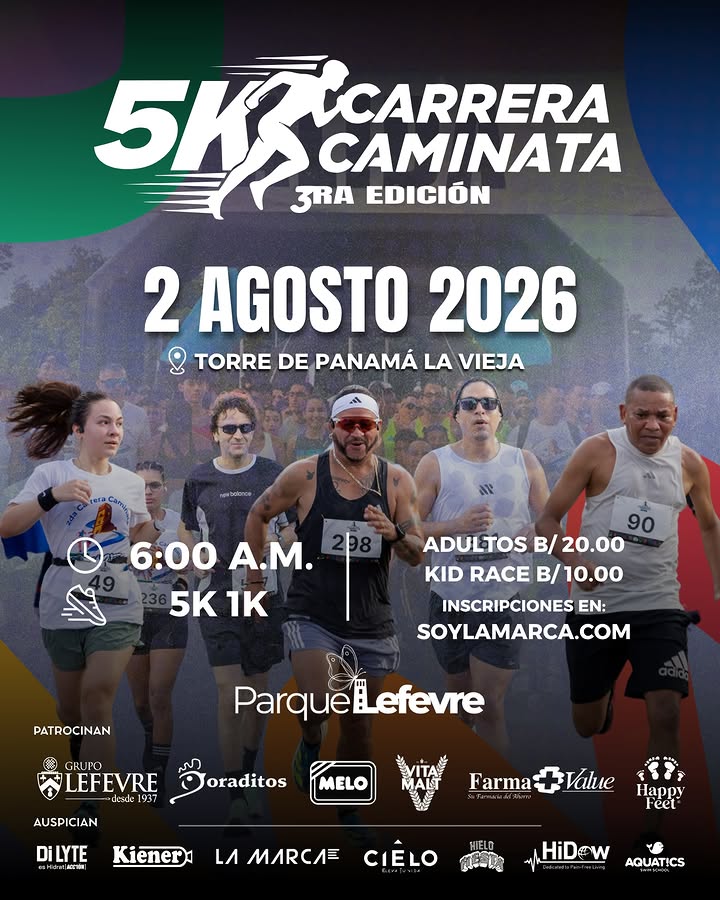 Carrera Caminata 5K y 1K - 3ra Edición