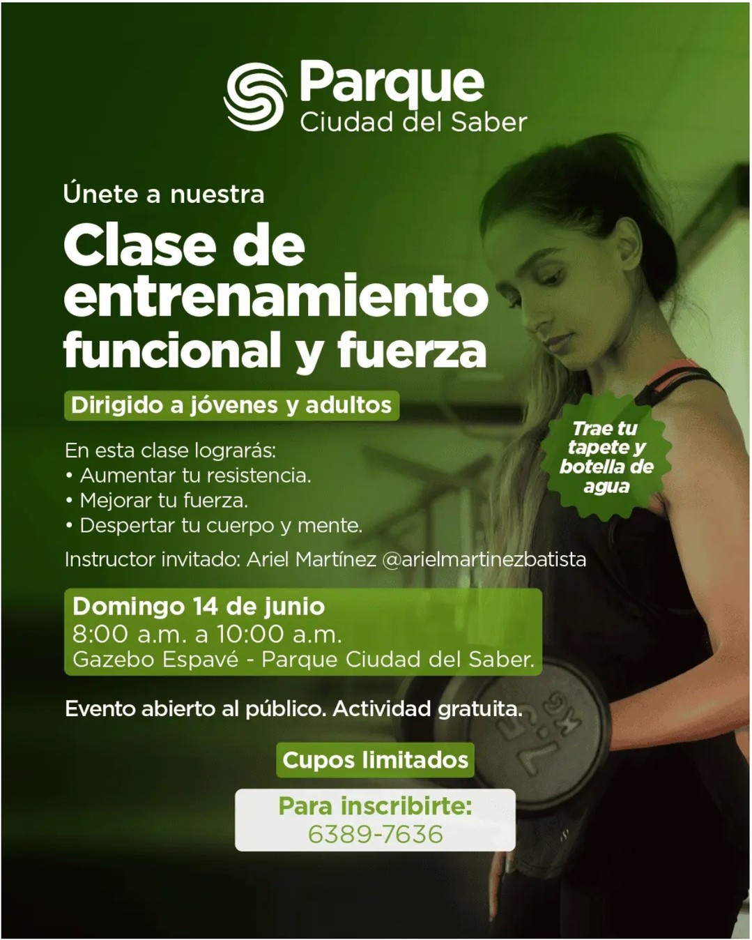 Clase de entrenamiento funcional y fuerza