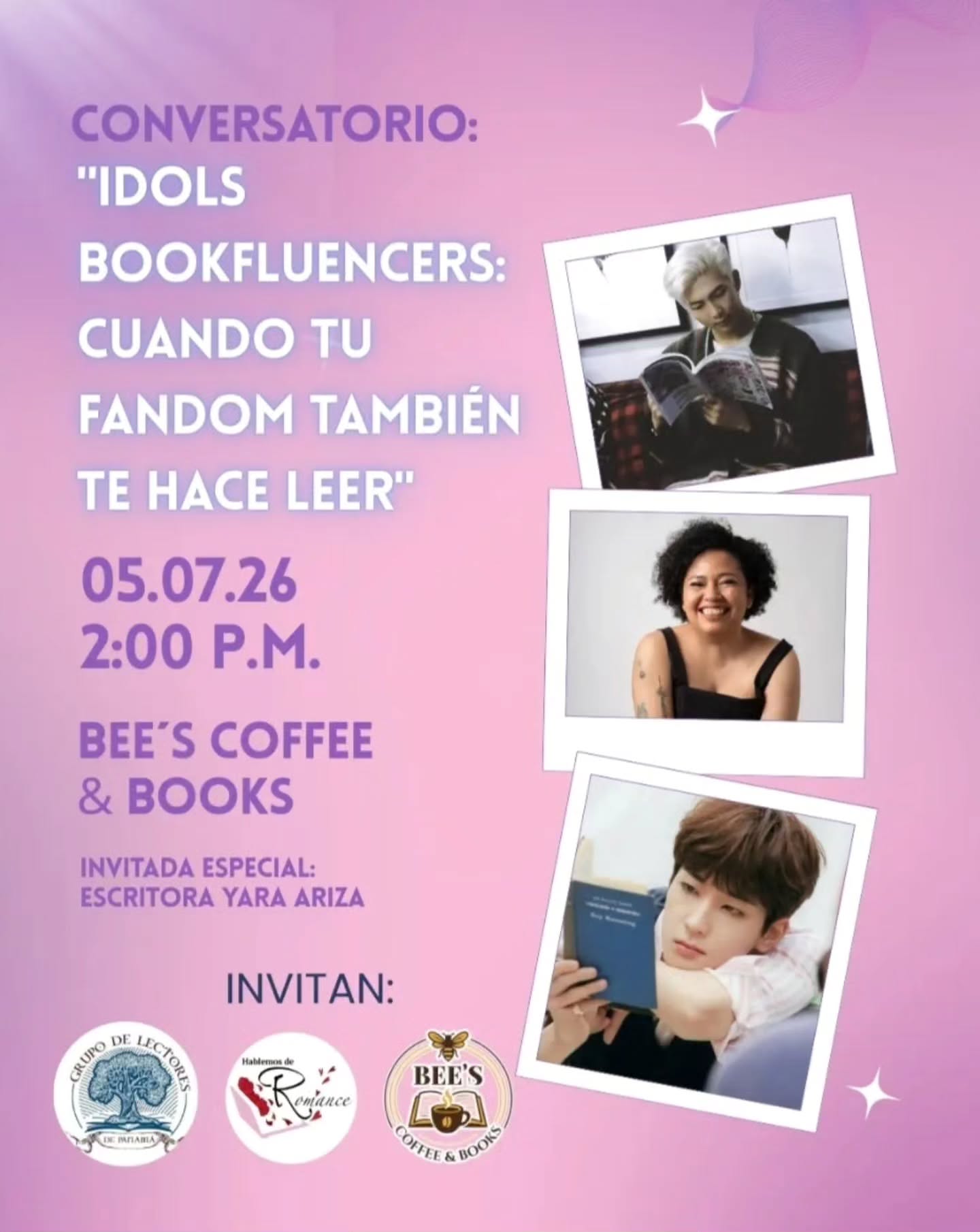 Conversatorio: ‘Idols Bookfluencers: Cuando tu fandom también te hace leer’