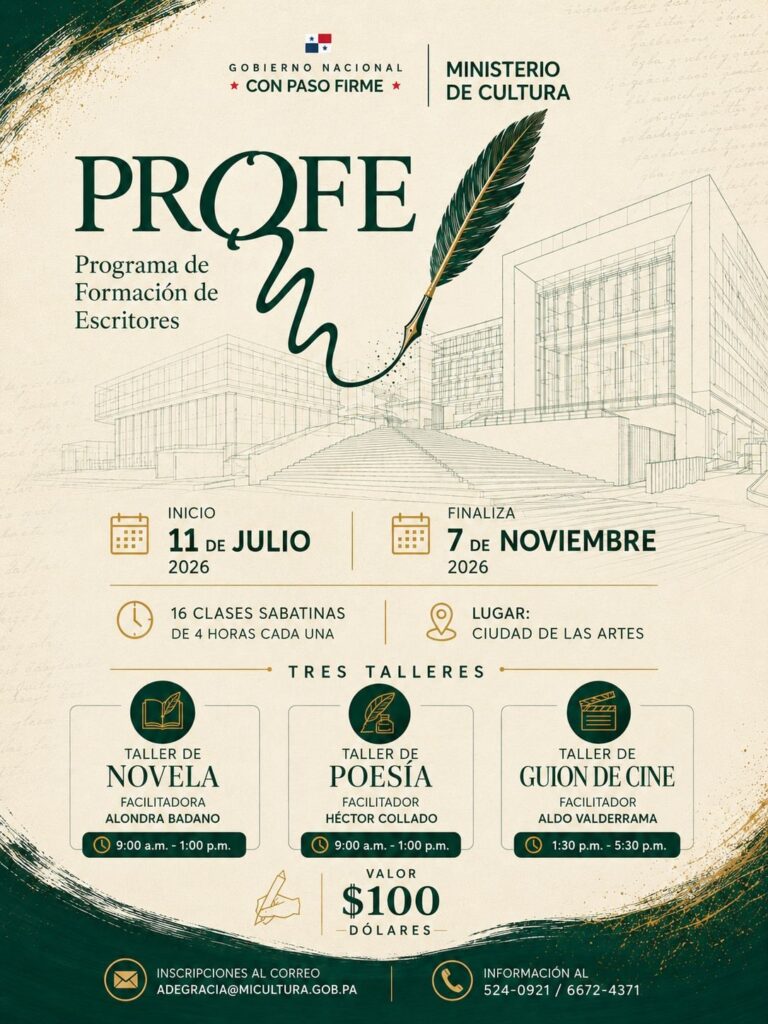 Programa de Formación de Escritores (PROFE) 2026