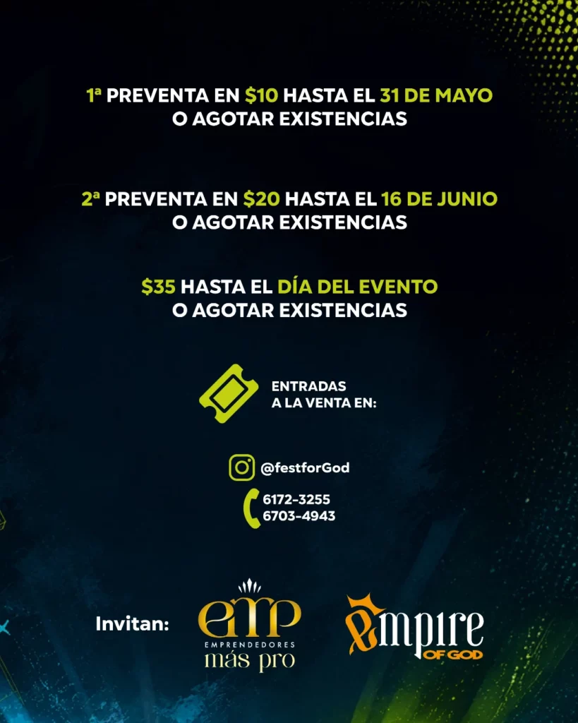 1° FEST FOR GOD