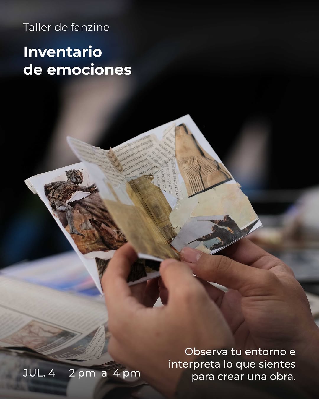 Taller de fanzine: Inventario de emociones