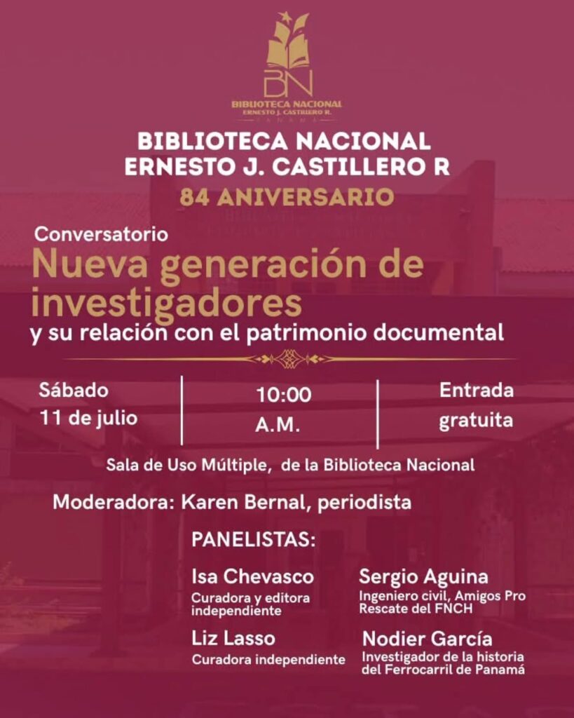 Conversatorio: Nueva generación de investigadores y su relación con el patrimonio documental