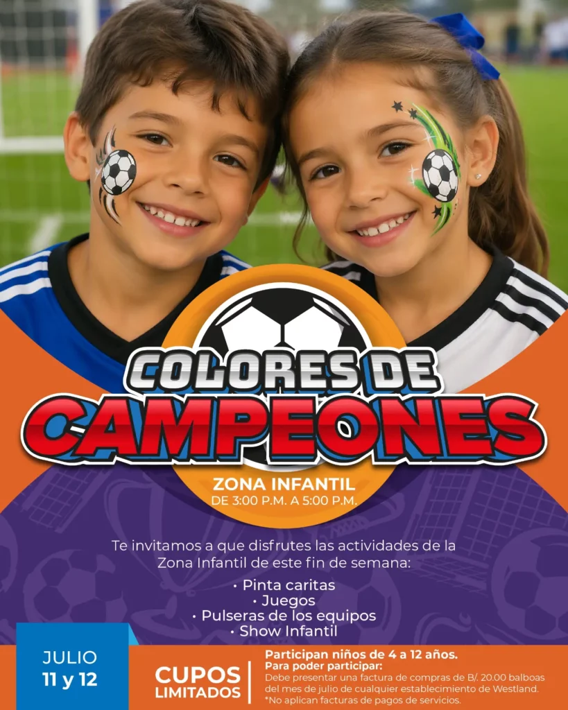 Colores de Campeones - Zona Infantil