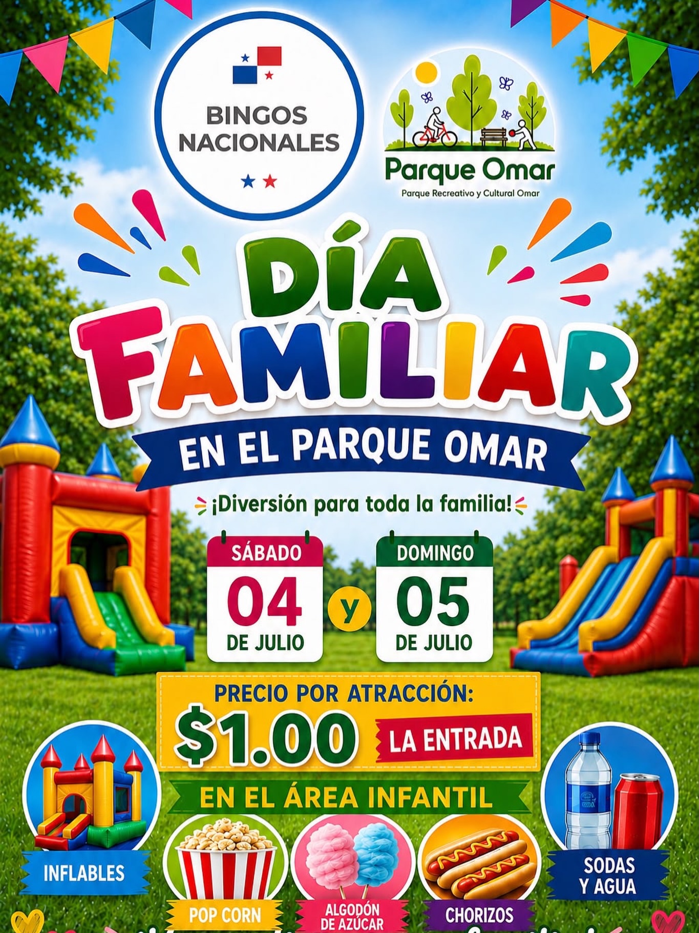 Día Familiar en el Parque Omar