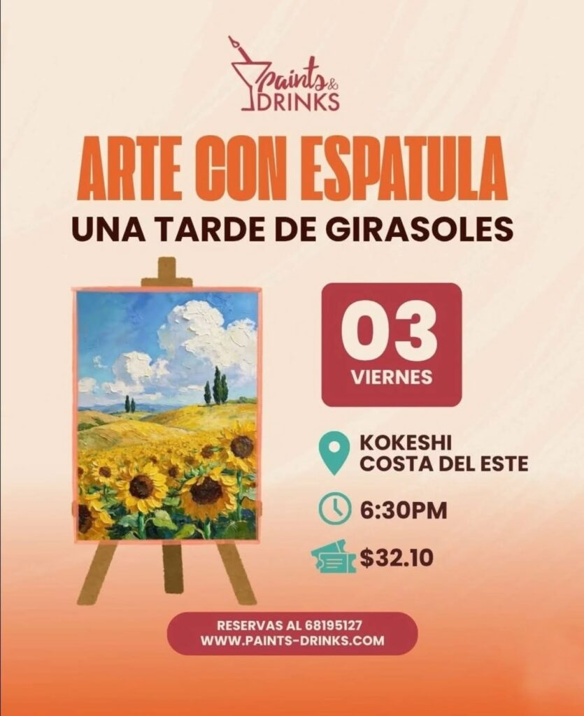 Arte con Espátula: Una tarde de Girasoles