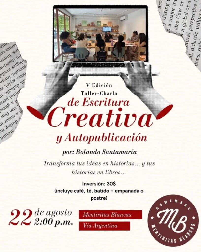 V Edición Taller-Charla de Escritura Creativa y Autopublicación