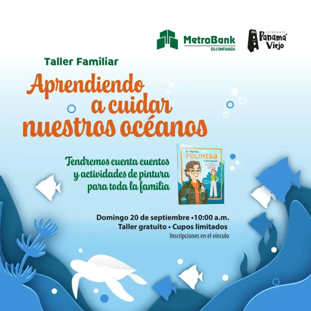 Taller Familiar Aprendiendo a cuidar nuestros océanos