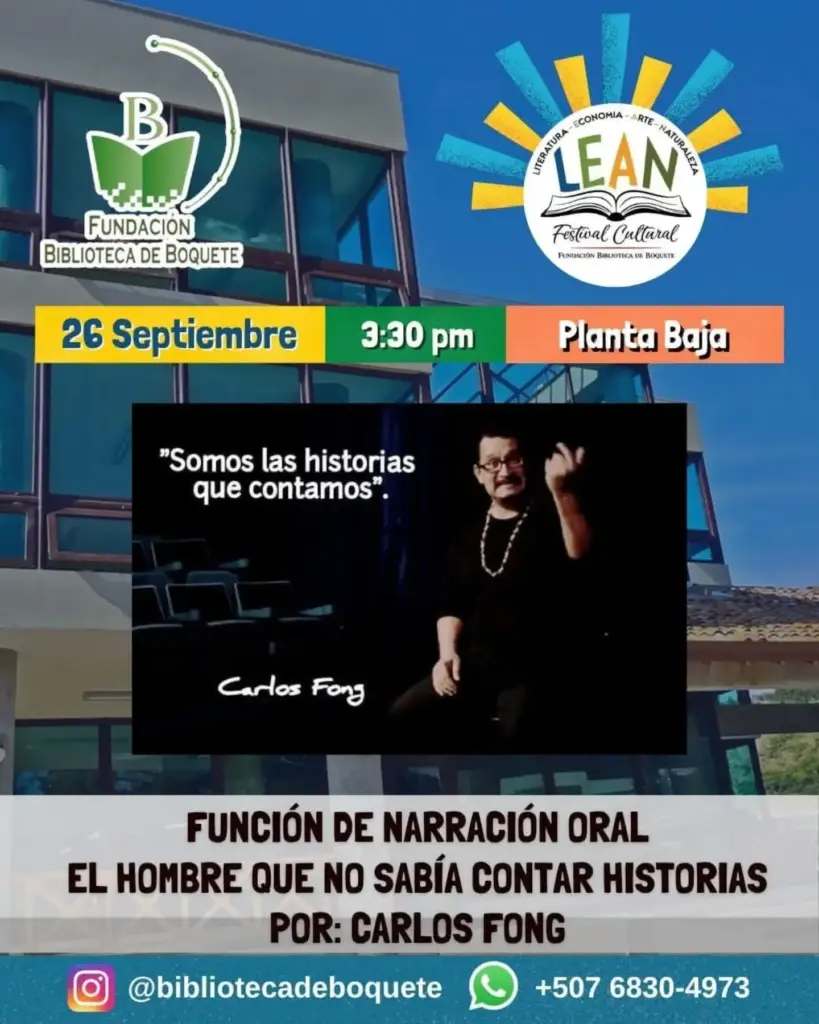 Función de Narración Oral: El Hombre que no sabía contar historias