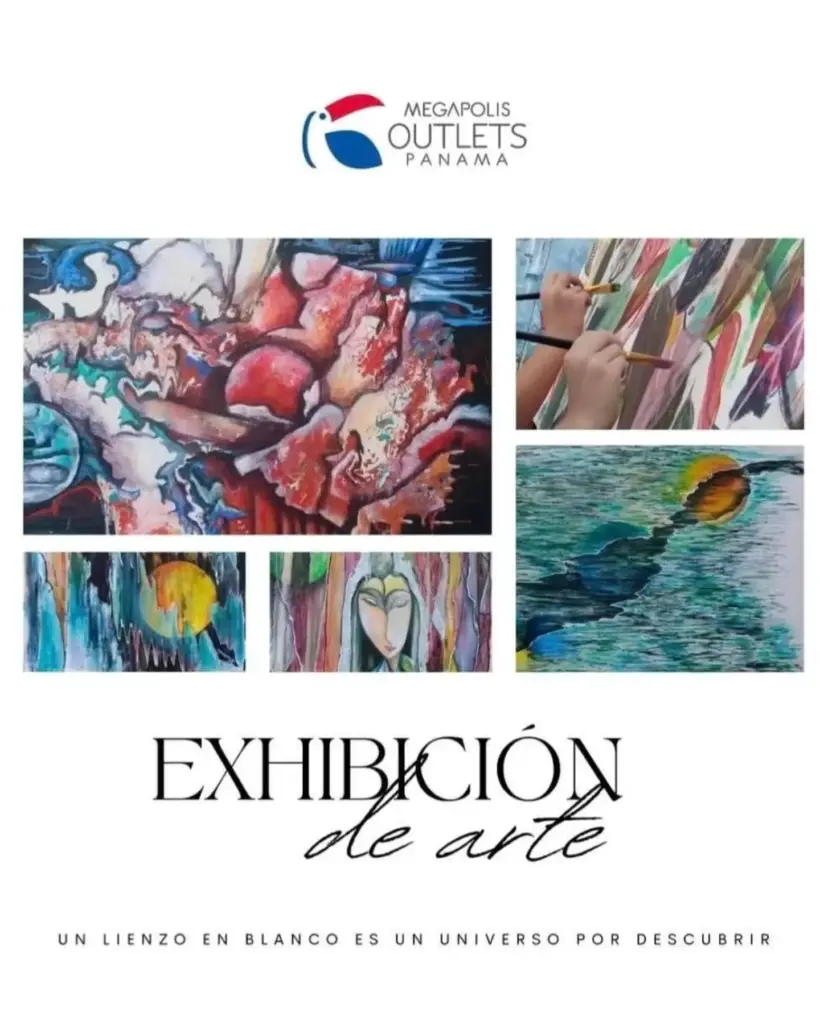 Exhibición de arte en Megapolis Outlets