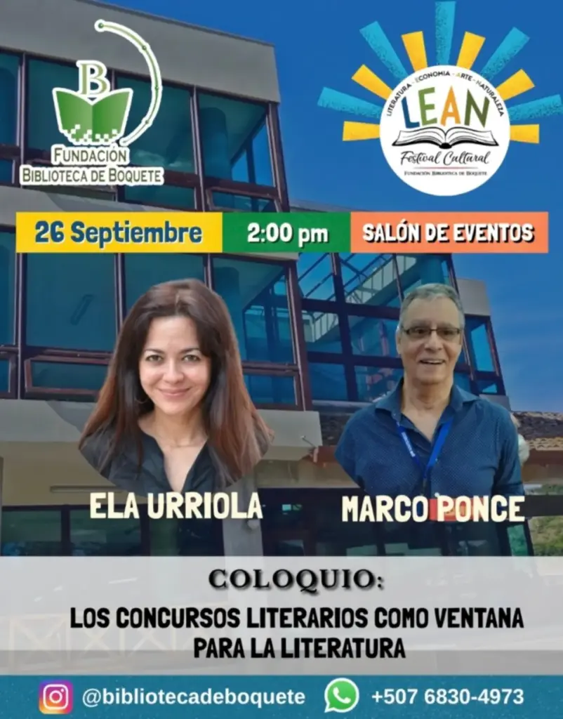 Coloquio: Los concursos literarios como ventana para la literatura