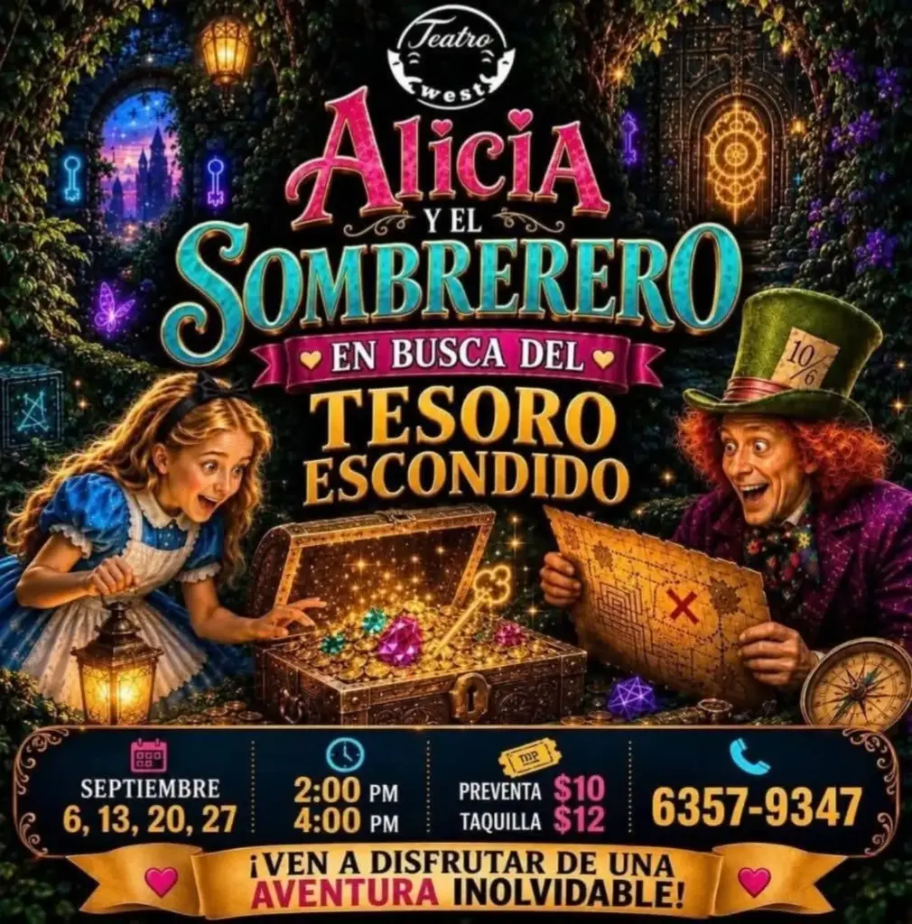Alicia y el Sombrerero en busca del tesoro escondido