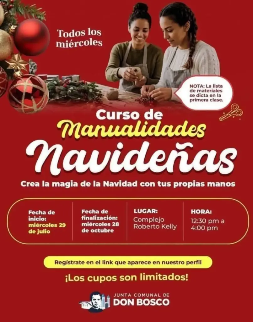 Curso de Manualidades Navideñas