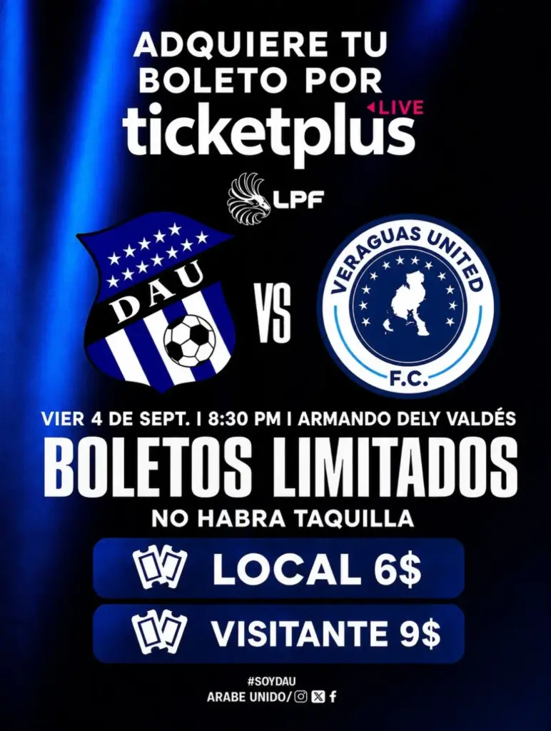 DAU vs Veraguas United F.C.