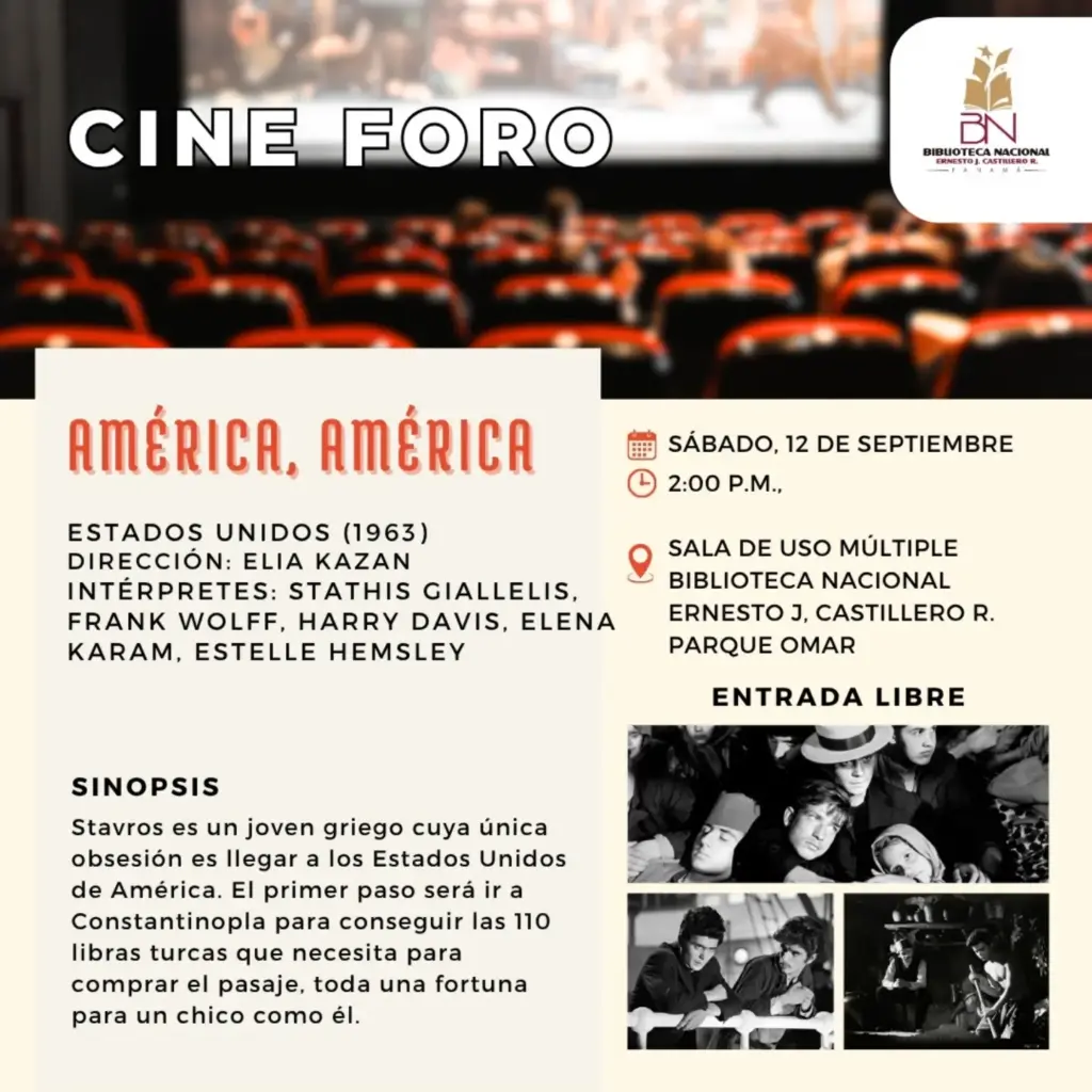 CINE FORO: AMÉRICA, AMÉRICA