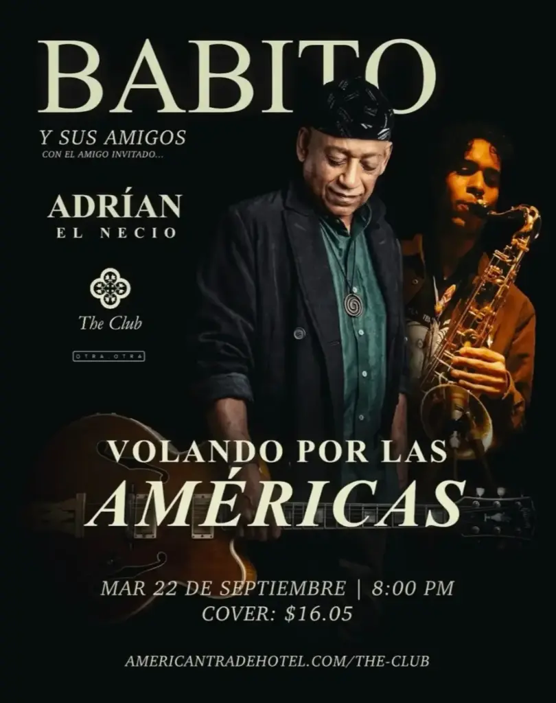 Babito y sus amigos con el amigo invitado... Adrián el Necio