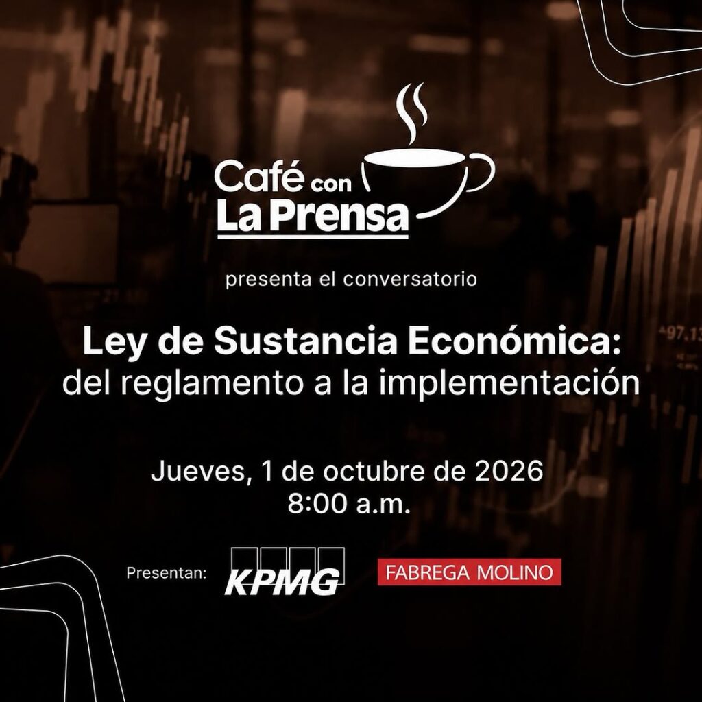 Café con La Prensa presenta el conversatorio Ley de Sustancia Económica: del reglamento a la impleme