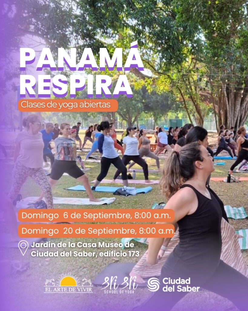 Clases de yoga abiertas PANAMÁ RESPIRA