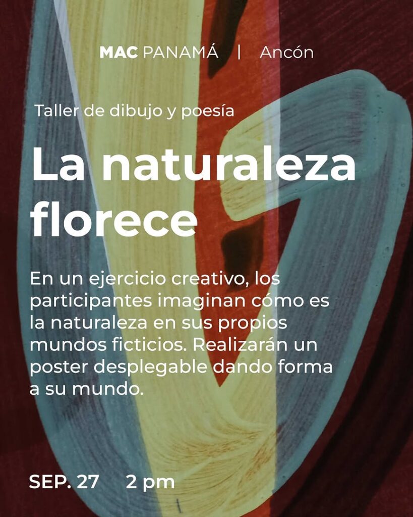 Taller de dibujo y poesía: La naturaleza florece