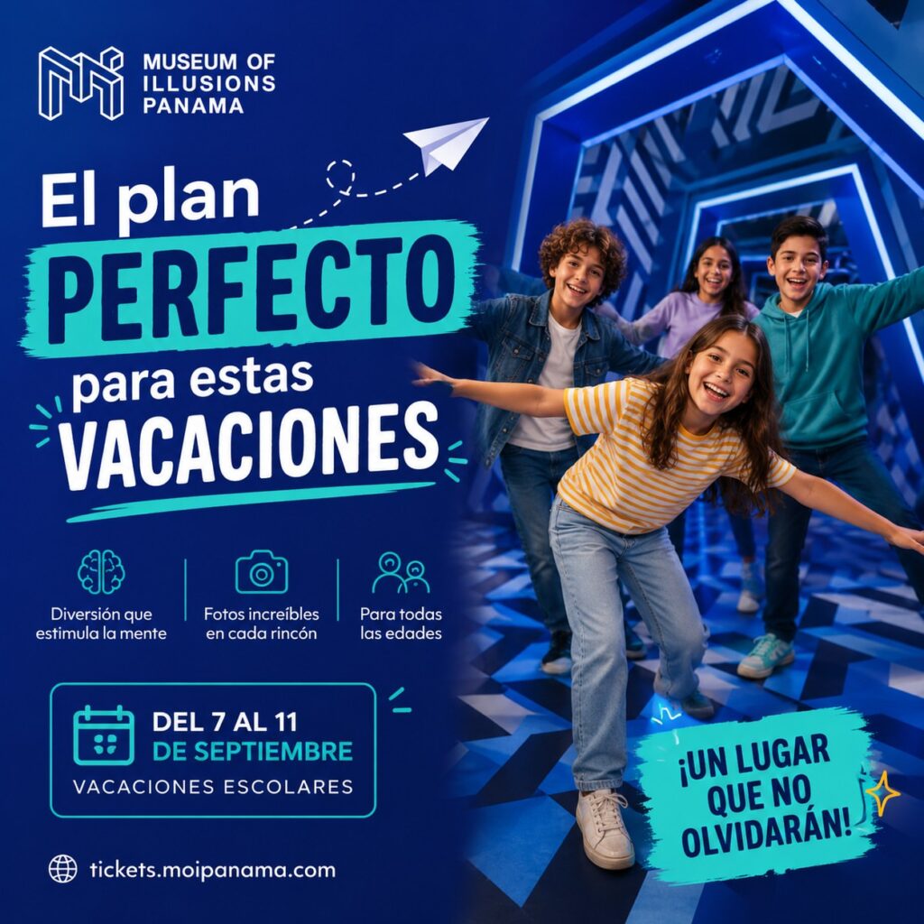 Vacaciones Escolares en Museum of Illusions Panama