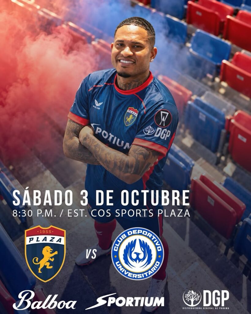 Partido de fútbol entre Plaza y Club Deportivo Universitario