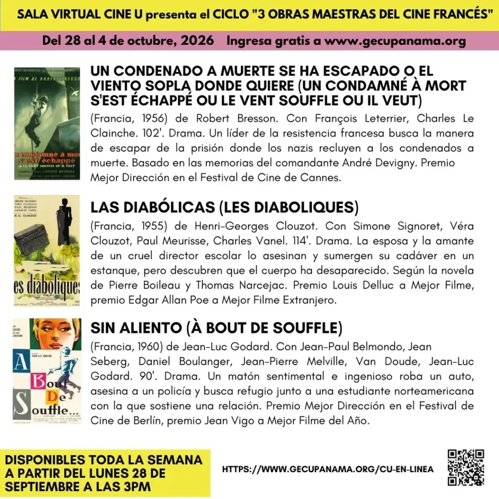 CICLO '3 OBRAS MAESTRAS DEL CINE FRANCÉS'