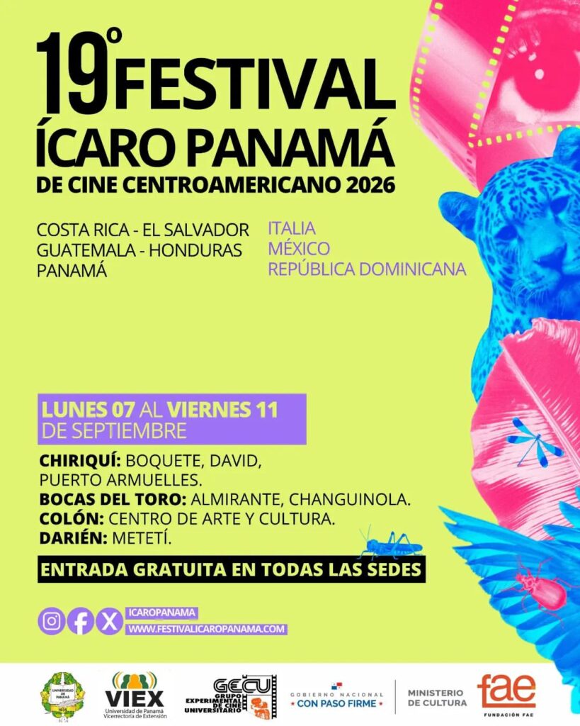 19º Festival Ícaro Panamá de Cine Centroamericano 2026
