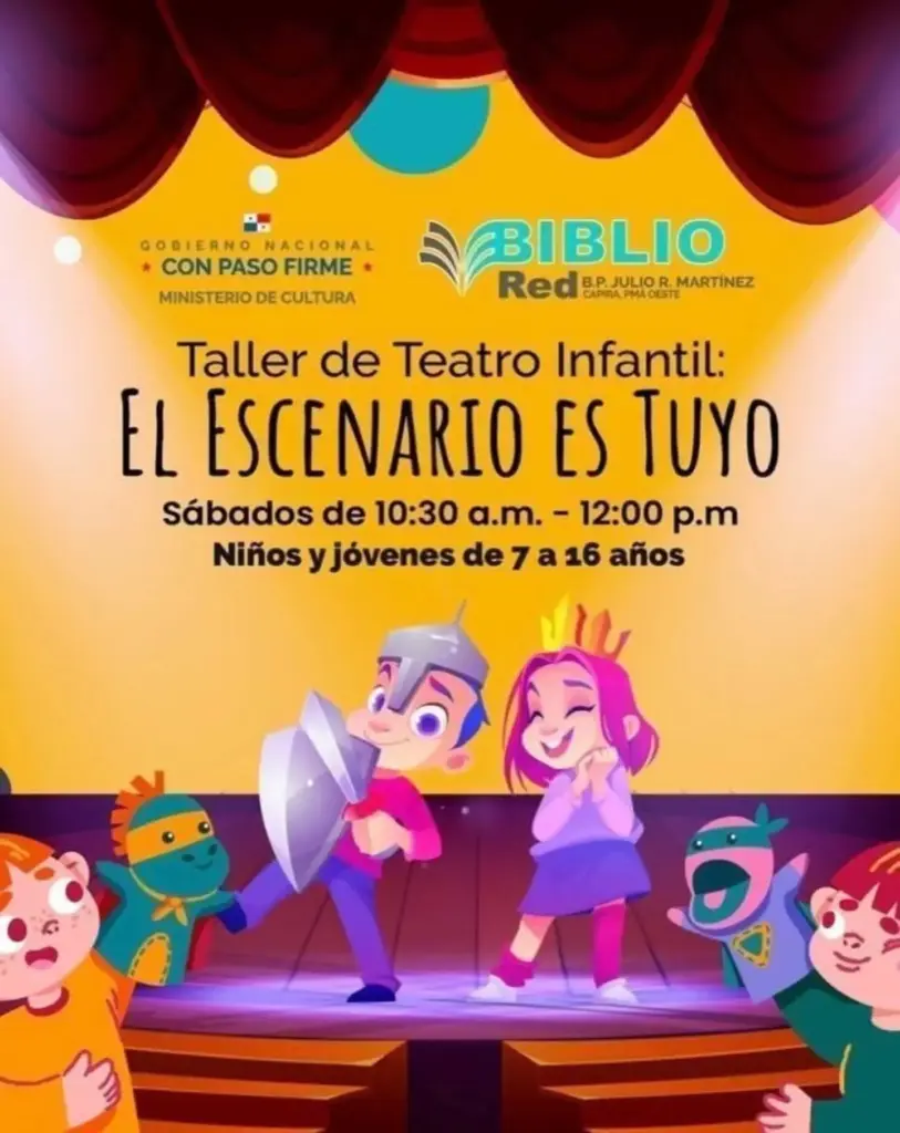Taller de Teatro Infantil: El Escenario es Tuyo