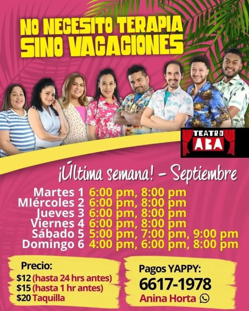 No Necesito Terapia, Sino Vacaciones
