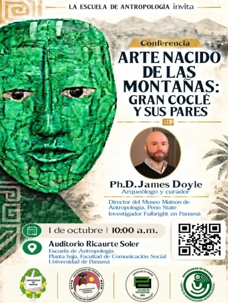 Conferencia ARTE NACIDO DE LAS MONTAÑAS: GRAN COCLÉ Y SUS PARES