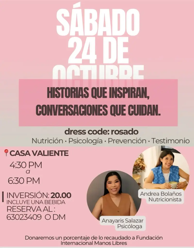 HISTORIAS QUE INSPIRAN, CONVERSACIONES QUE CUIDAN.