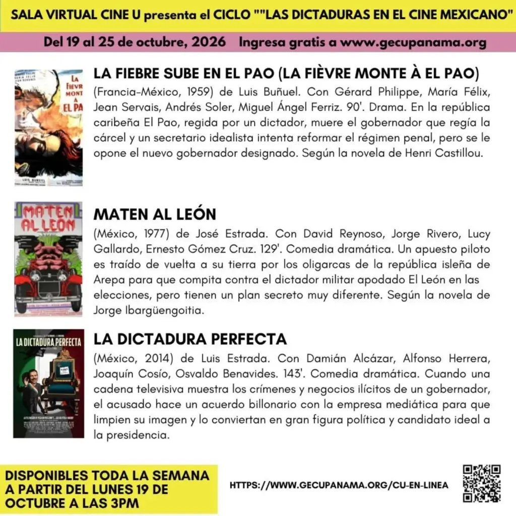 CICLO "LAS DICTADURAS EN EL CINE MEXICANO"