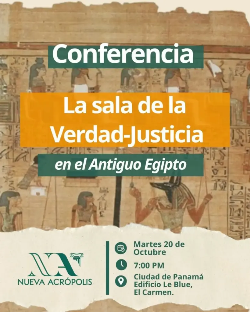 Conferencia: La sala de la Verdad-Justicia en el Antiguo Egipto