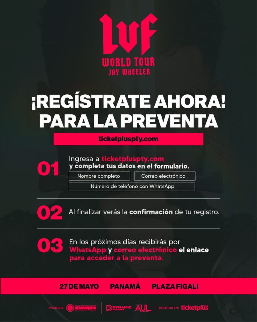 Concierto de Jay Wheeler en la preventa