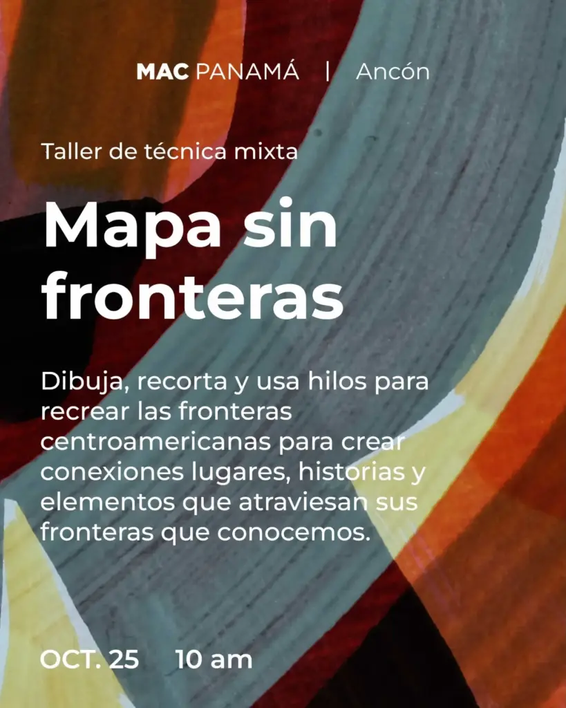 Taller de técnica mixta: Mapa sin fronteras